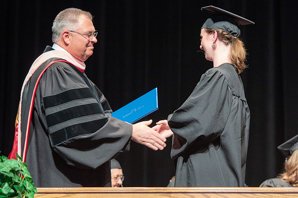 Graduates during Interdisciplinary Studies convocation.