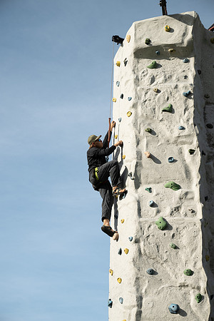 Beaver Dick Park Rock Wall Set Up - May 2025