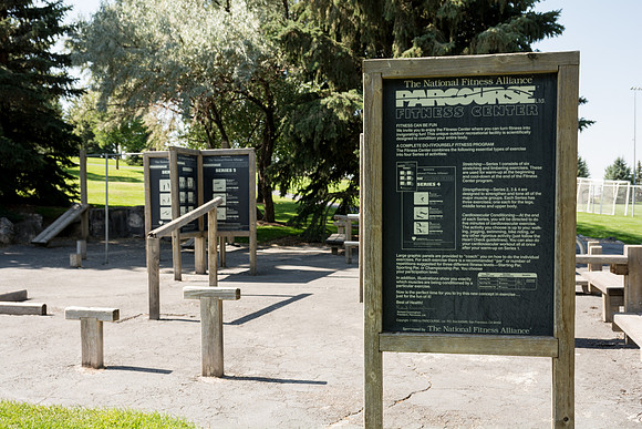 The Upper Fields on campus have a small fitness center. While you may have seen it, did you know it also caters to to the physically handicapped as well? Check it out the next time you head to the Upp