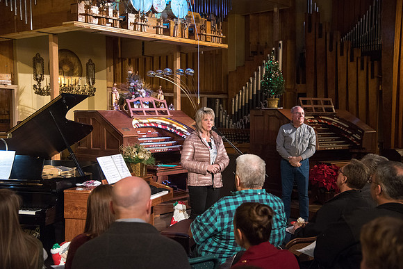 University Relations Christmas Party at Jim Clark's Magical Music Barn.