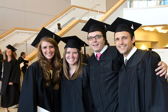 Commencement during graduation spring 2012
