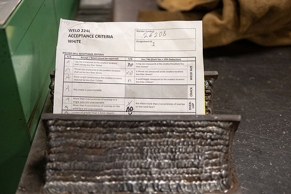 Welding Department - Apr 2026