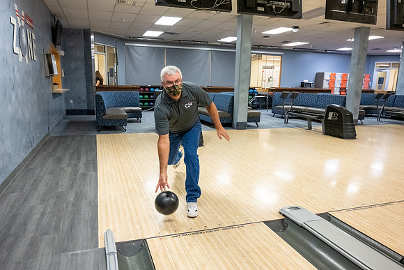 Strike Zone Bowling Supervisor, Harold Rose.