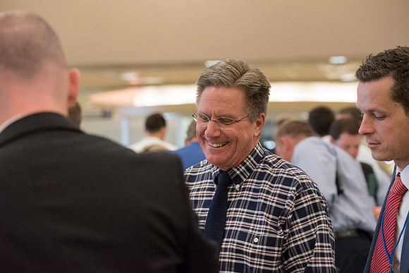 Faculty members come together in preparation of the new school year.