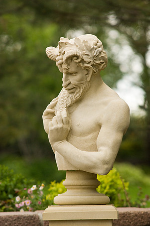 Statue in Ricks Gardens