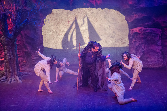BYU-Idaho students perform The Tempest at the Black Box Theatre located in the Eliza R. Snow Building.