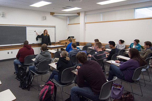 Sister Jenson asks for students to think about other majors besides Psychology, would want to take a Criminology class.