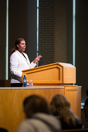BYUI Forum, Michelle Amos. Located in the Taylor chapel.