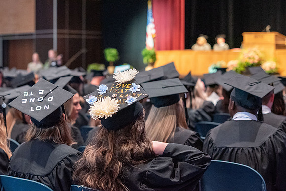 Graduates during Interdisciplinary Studies convocation.