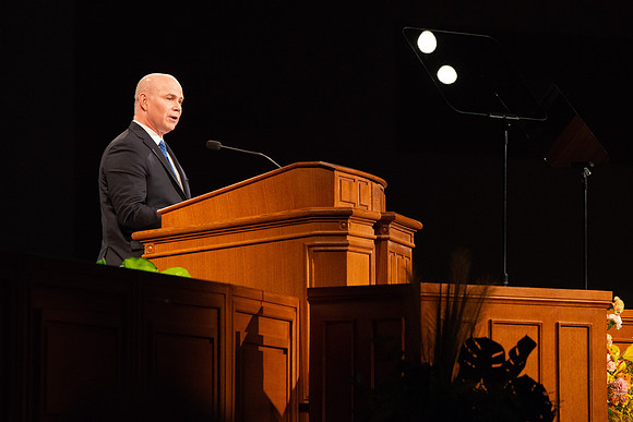 Elder Alvin F. Meredith III, a General Autority Seventy, speaks in BYU-Idaho devotional.