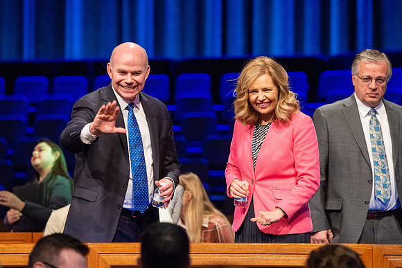 Elder Alvin F. Meredith III, a General Autority Seventy, speaks in BYU-Idaho devotional.