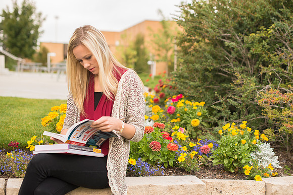 Students on the first day of school of Fall Semester.