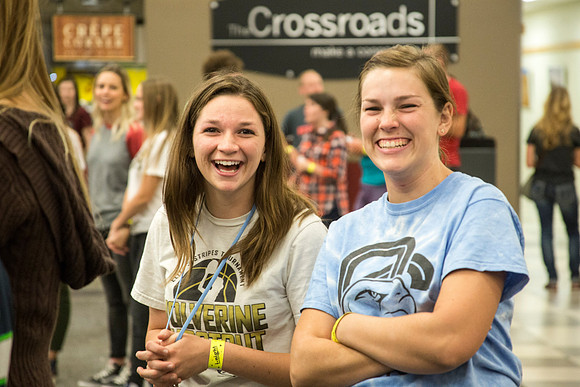 Students mix and mingle at I-Night!