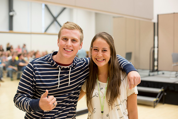 Students mix and mingle at I-Night!