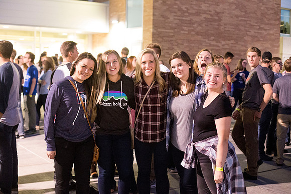 Students mix and mingle at I-Night!