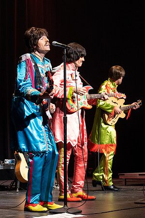 Beatles tribute band perfoms at BYU-Idaho.