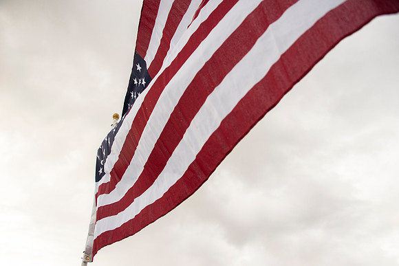 BYU-Idaho places flags on campus in remembrance of the freedoms afforded by the nation's Constitution.