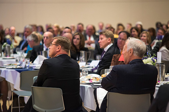 Inauguration luncheon in the Manwaring Center Grand Ballroom.