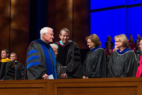 Former President of Ricks College, Joe J. Christensen