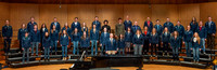 Collegiate Singers rehearsal in the Barrus Concert Hall.