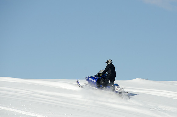A great day snowmobiling in Island Park, Idaho.