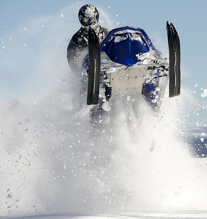 A great day snowmobiling in Island Park, Idaho.