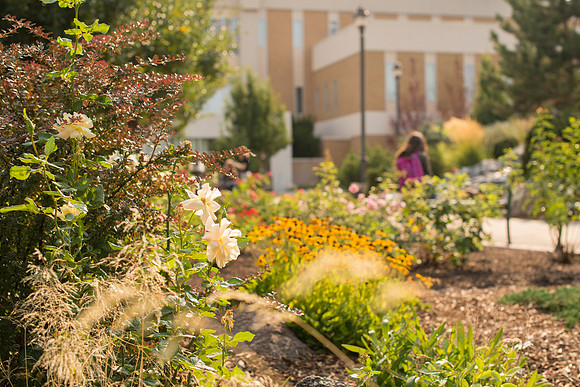 Students on the first day of school of Fall Semester.