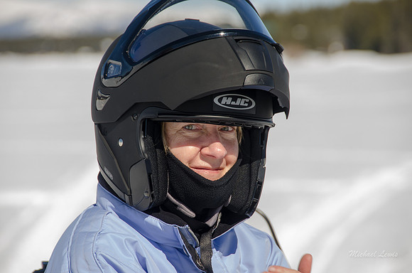 A great day snowmobiling in Island Park, Idaho.