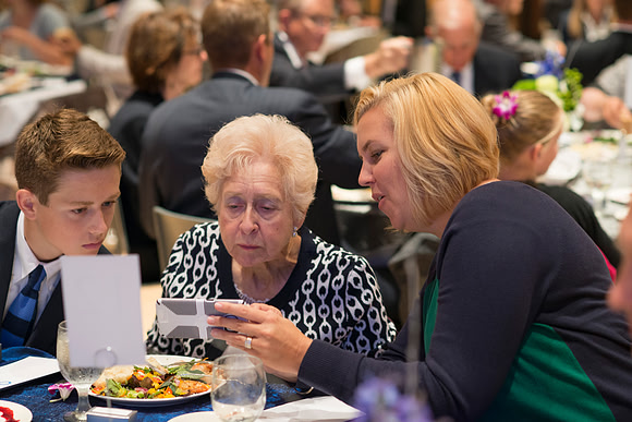 Inauguration luncheon in the Manwaring Center Grand Ballroom.