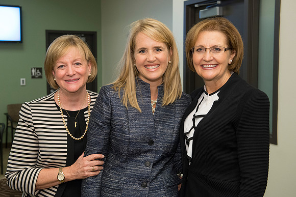 Bonnie L. Oscarson, Christine Gilbert and Linda K. Burton