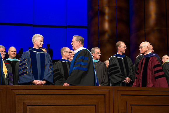 Processional: Elder Holland and Elder Oaks