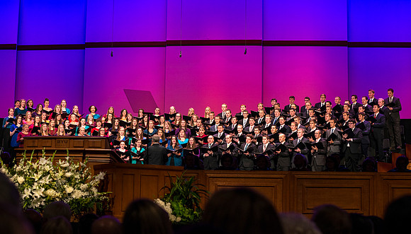 BYU-Idaho combined Choirs.