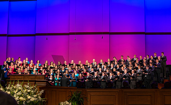 BYU-Idaho combined Choirs.