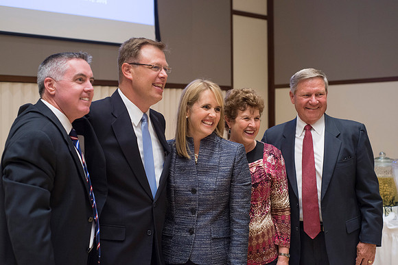 A Private reception was held for close friends and family following the Inauguration ceremony.