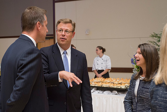 A Private reception was held for close friends and family following the Inauguration ceremony.