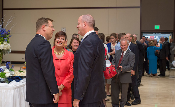 A Private reception was held for close friends and family following the Inauguration ceremony.