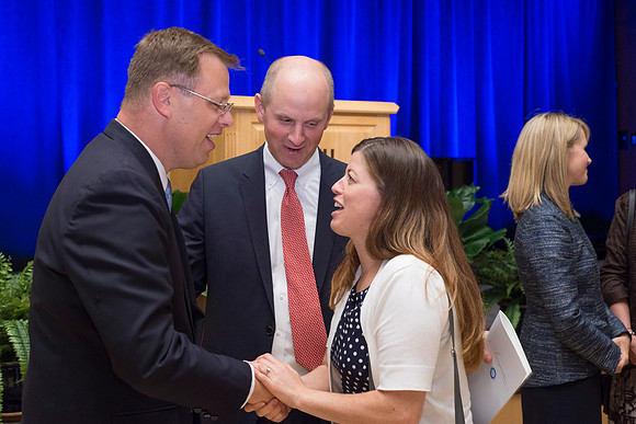 A Private reception was held for close friends and family following the Inauguration ceremony.