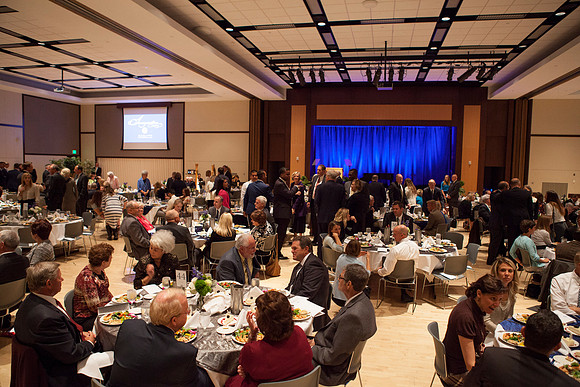 Family and friends were welcomed to President Clark G. Gilbert's Inaugural Luncheon held in the Manwaring Center.