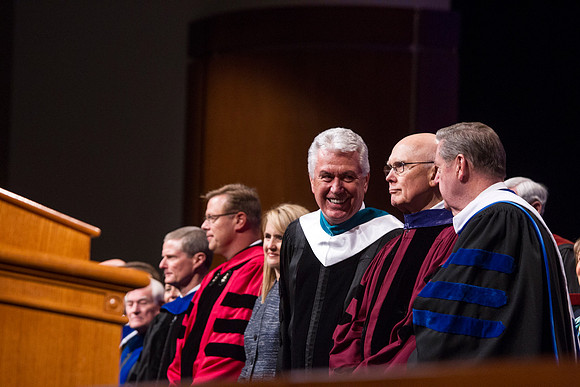 President Dieter F. Uchtdorf will preside during the Inaugural Program and Elder Dallin H. Oaks of the Quorum of the Twelve Apostles will be conducting.