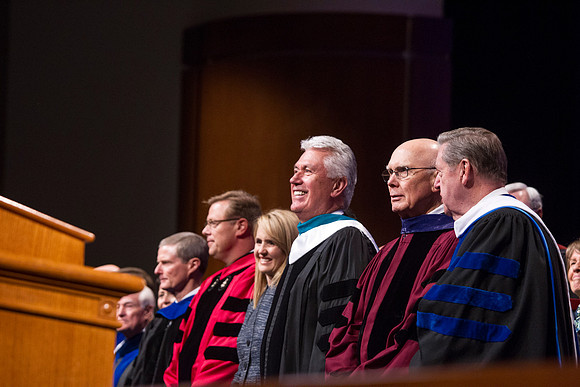 President Dieter F. Uchtdorf will preside during the Inaugural Program and Elder Dallin H. Oaks of the Quorum of the Twelve Apostles will be conducting.