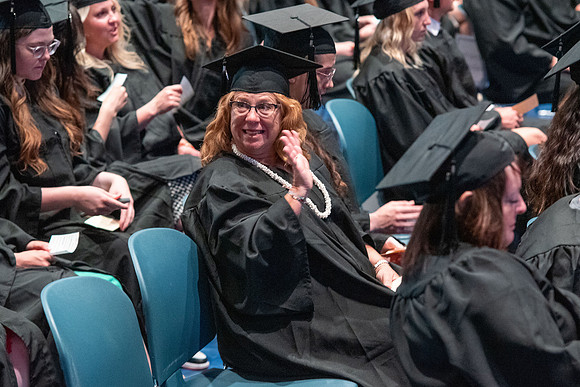 Graduates during Interdisciplinary Studies convocation.