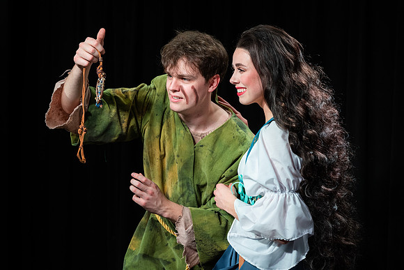 Theatre promotional photos for upcoming drama production of "The Hunchback of Notre Dame".