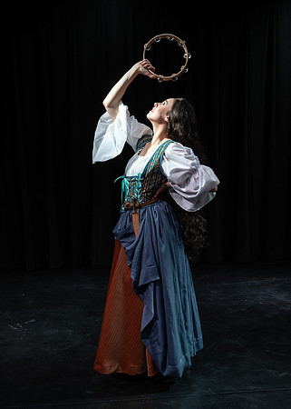 Theatre promotional photos for upcoming drama production of "The Hunchback of Notre Dame".