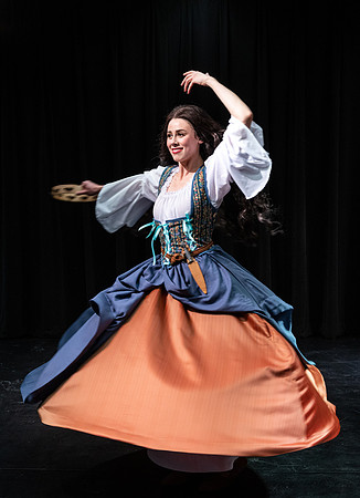 Theatre promotional photos for upcoming drama production of "The Hunchback of Notre Dame".