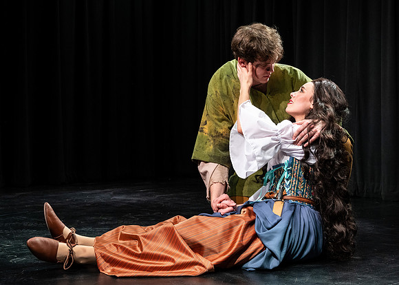 Theatre promotional photos for upcoming drama production of "The Hunchback of Notre Dame".