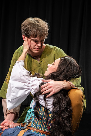 Theatre promotional photos for upcoming drama production of "The Hunchback of Notre Dame".