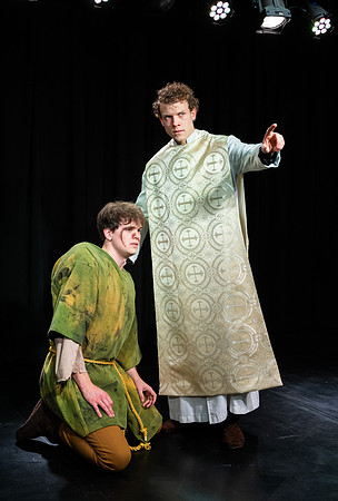 Theatre promotional photos for upcoming drama production of "The Hunchback of Notre Dame".