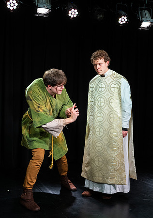 Theatre promotional photos for upcoming drama production of "The Hunchback of Notre Dame".