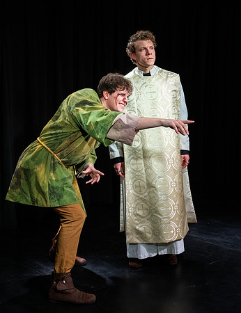 Theatre promotional photos for upcoming drama production of "The Hunchback of Notre Dame".