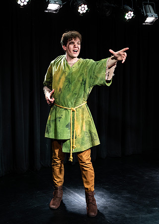 Theatre promotional photos for upcoming drama production of "The Hunchback of Notre Dame".